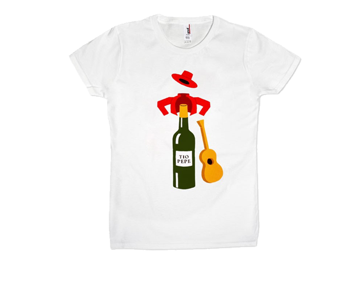 Camiseta de Mujer Tio Pepe Deconstruida